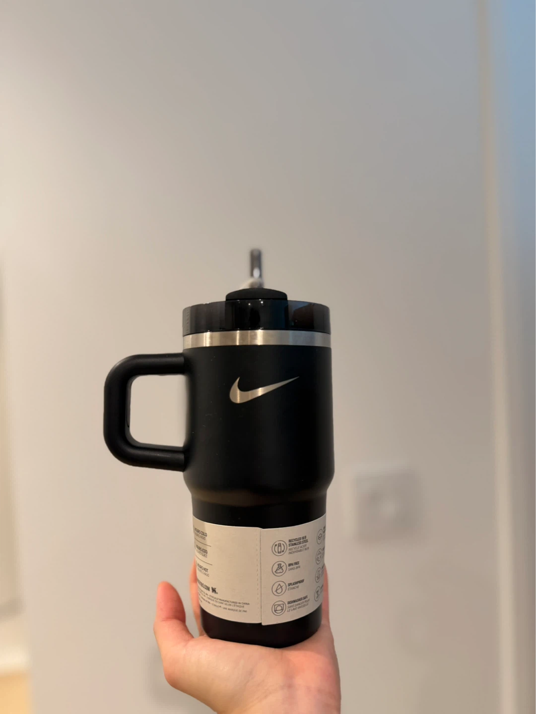 Stanley X Nike 20 oz Tumbler with Straw - Black - photo 2
