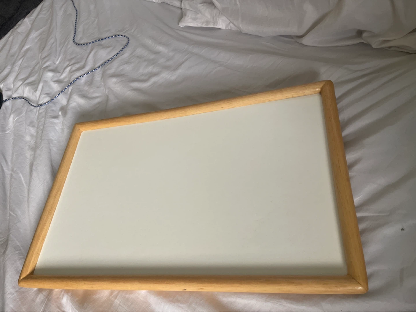 MOVING SALE - Wooden Bed Tray Table - photo 2
