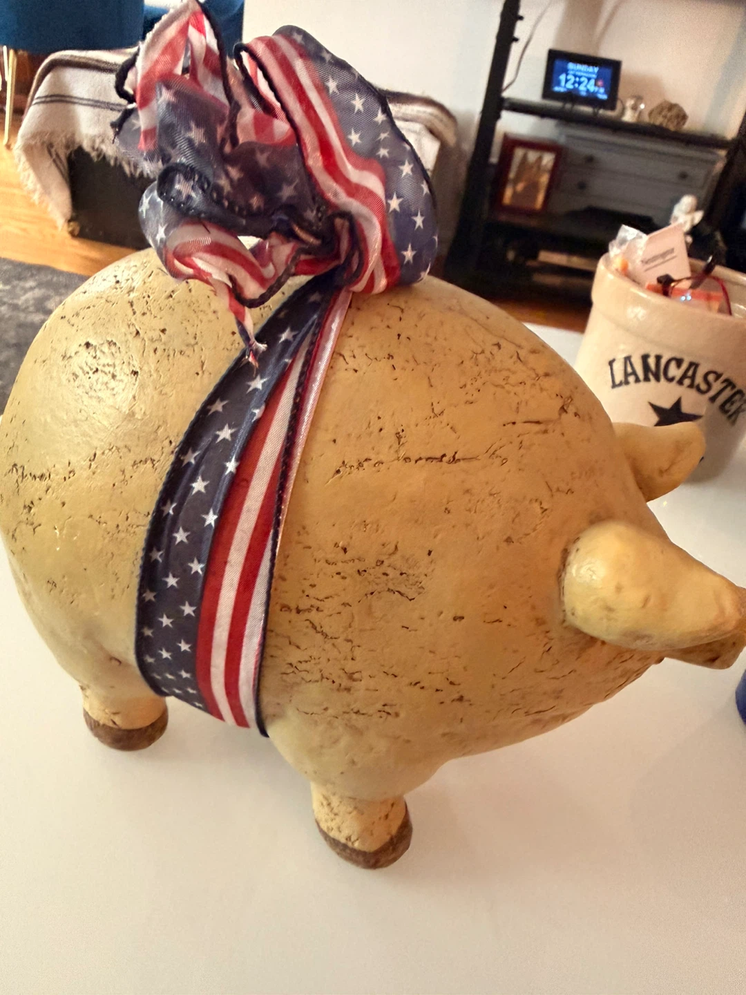 Decorative Piggy Patriotic Ribbon - photo 4