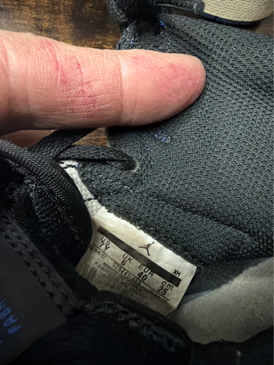 Air Jordan 1 High OG "True Blue" Youth Sneakers - photo 3