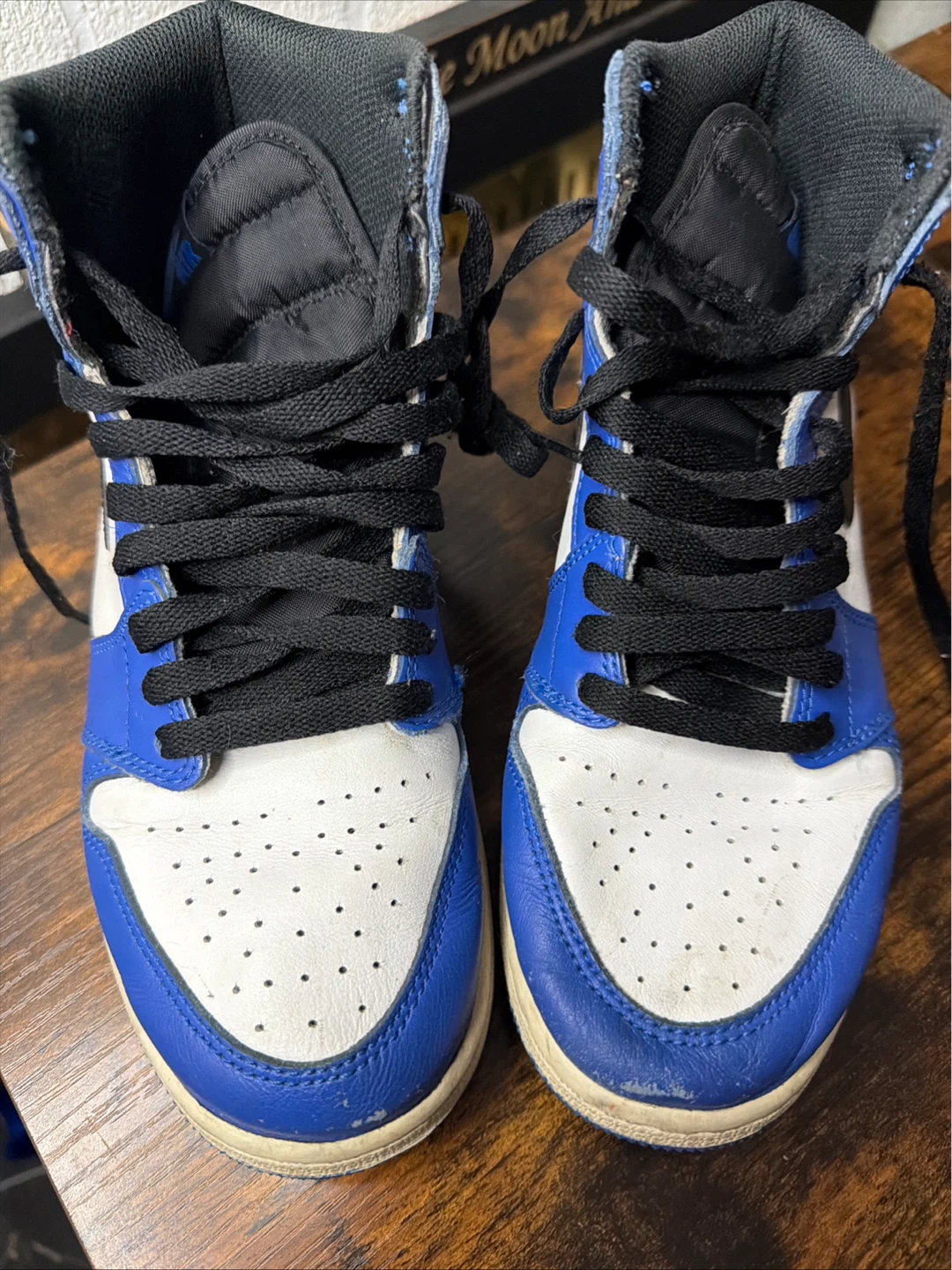 Air Jordan 1 High OG "True Blue" Youth Sneakers