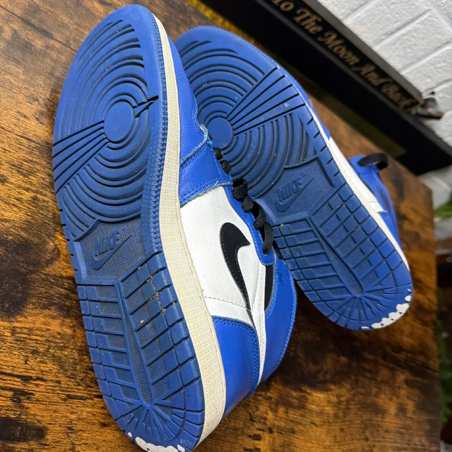 Air Jordan 1 High OG "True Blue" Youth Sneakers - photo 4