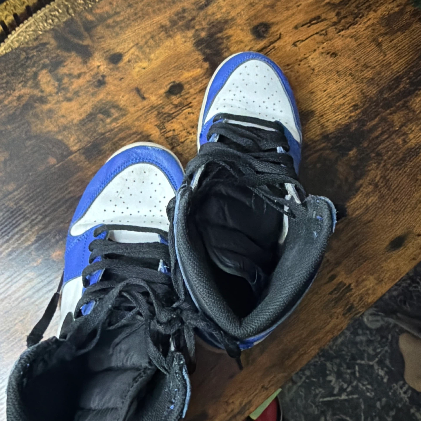 Air Jordan 1 High OG "True Blue" Youth Sneakers - photo 2