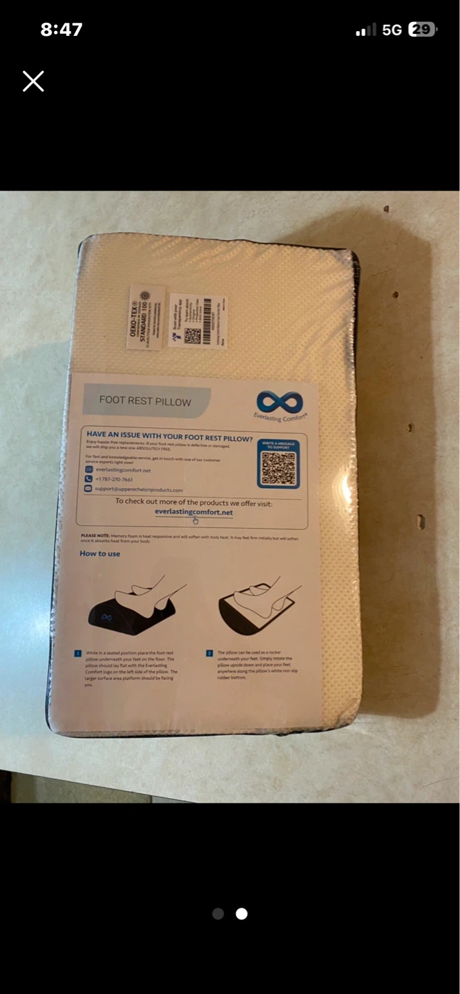 Everlasting Comfort Foot Rest Pillow - photo 2