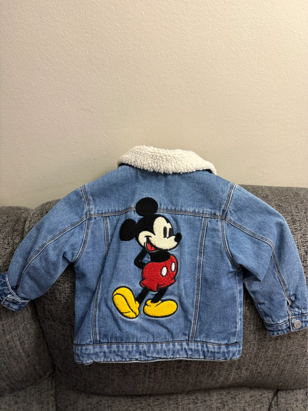 Zara Kids Disney Mickey Mouse Denim Jacket