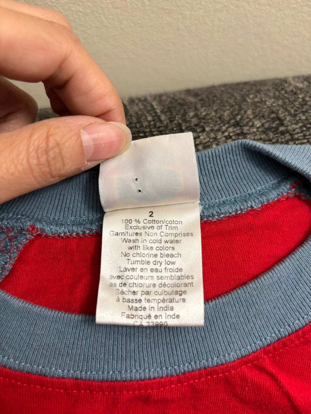 Vintage Bob the Builder Red & Blue Raglan T-Shirt Size 2 - photo 4