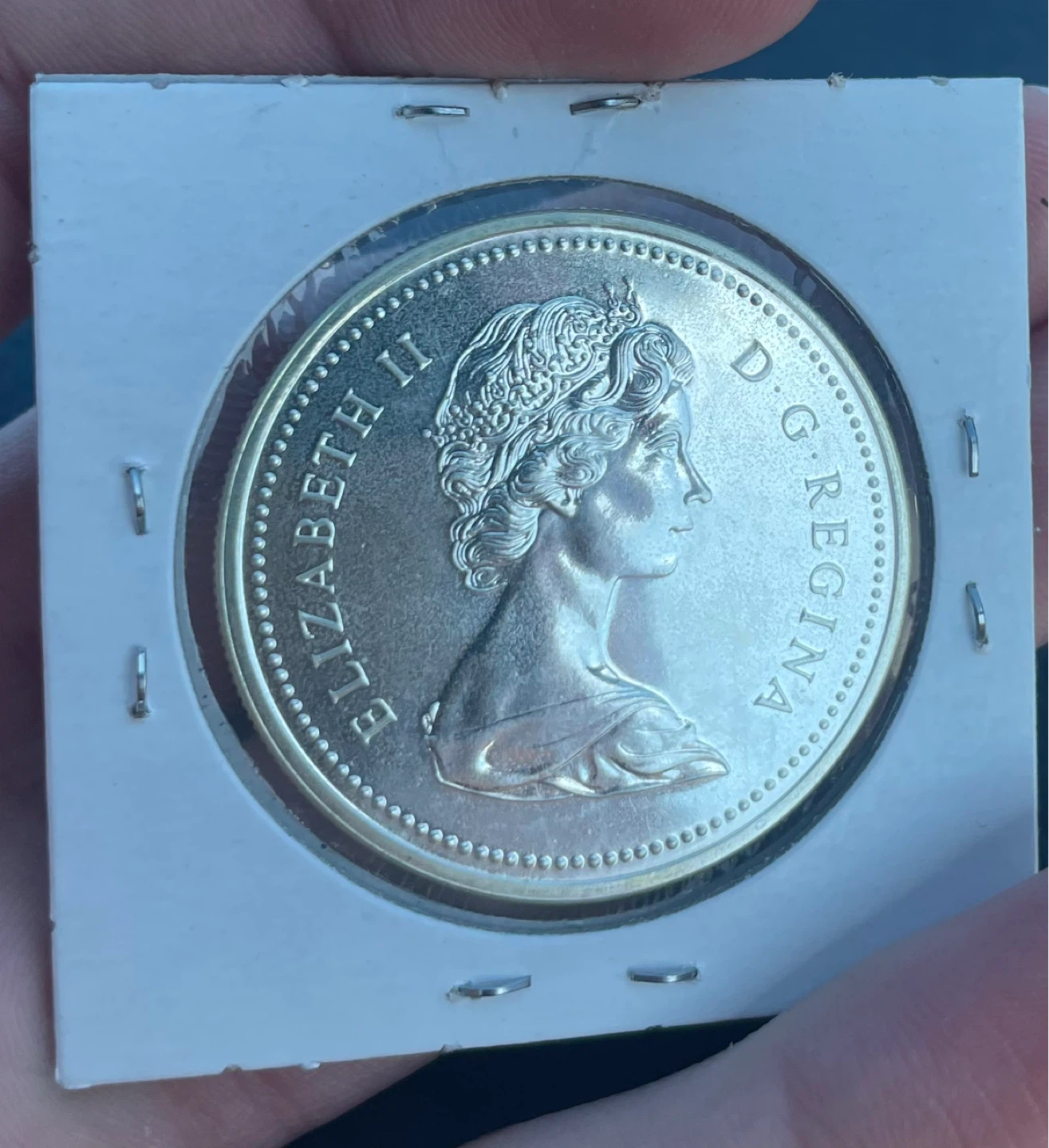 1976 Canada commemorative dollar .5 silver - photo 2