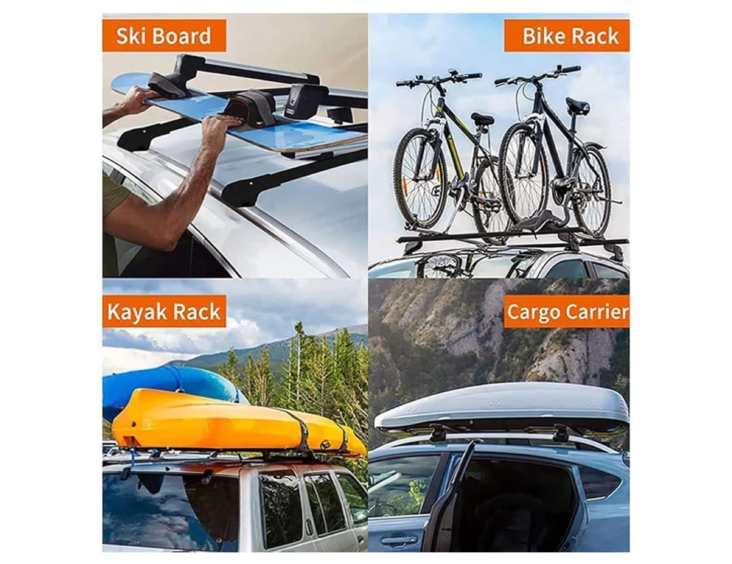 Car Roof Rack Crossbars with Locks - photo 4