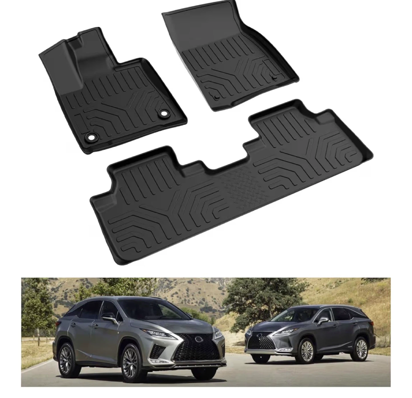 KIWI MASTER All Weather Floor Mats for Lexus RX