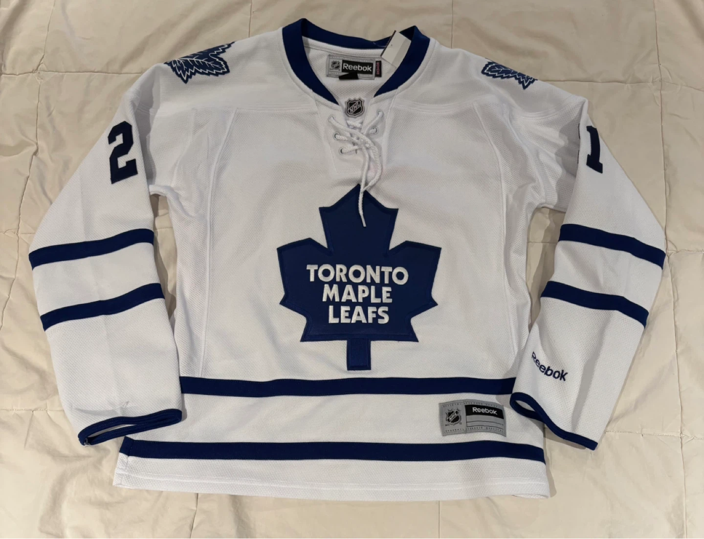 Reebok Toronto Maple Leafs Van Riemsdyk Jersey