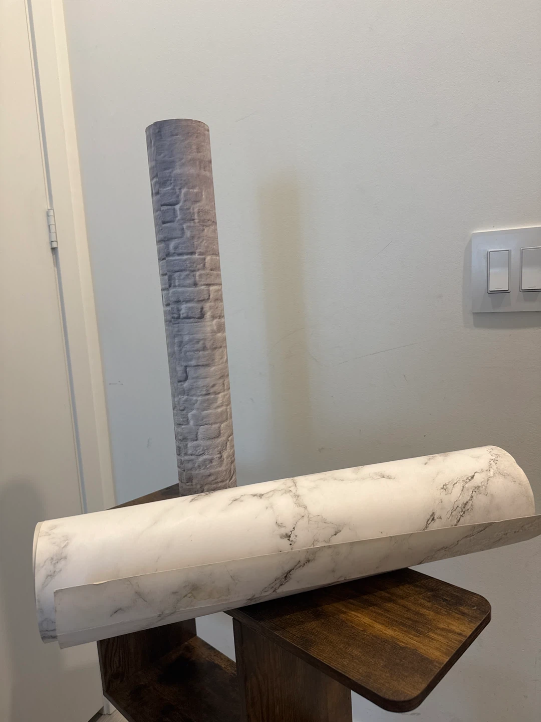 Marble and Brick Decorative Backdrop Sheet