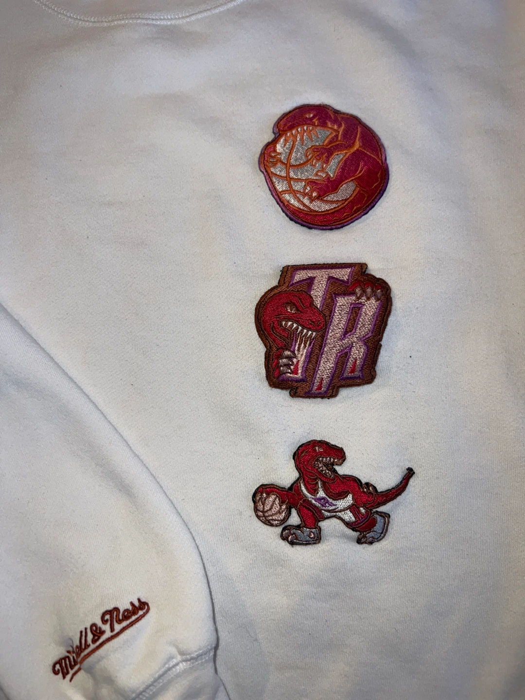 Mitchell & Ness Toronto Raptors White Crewneck Sweatshirt - photo 2