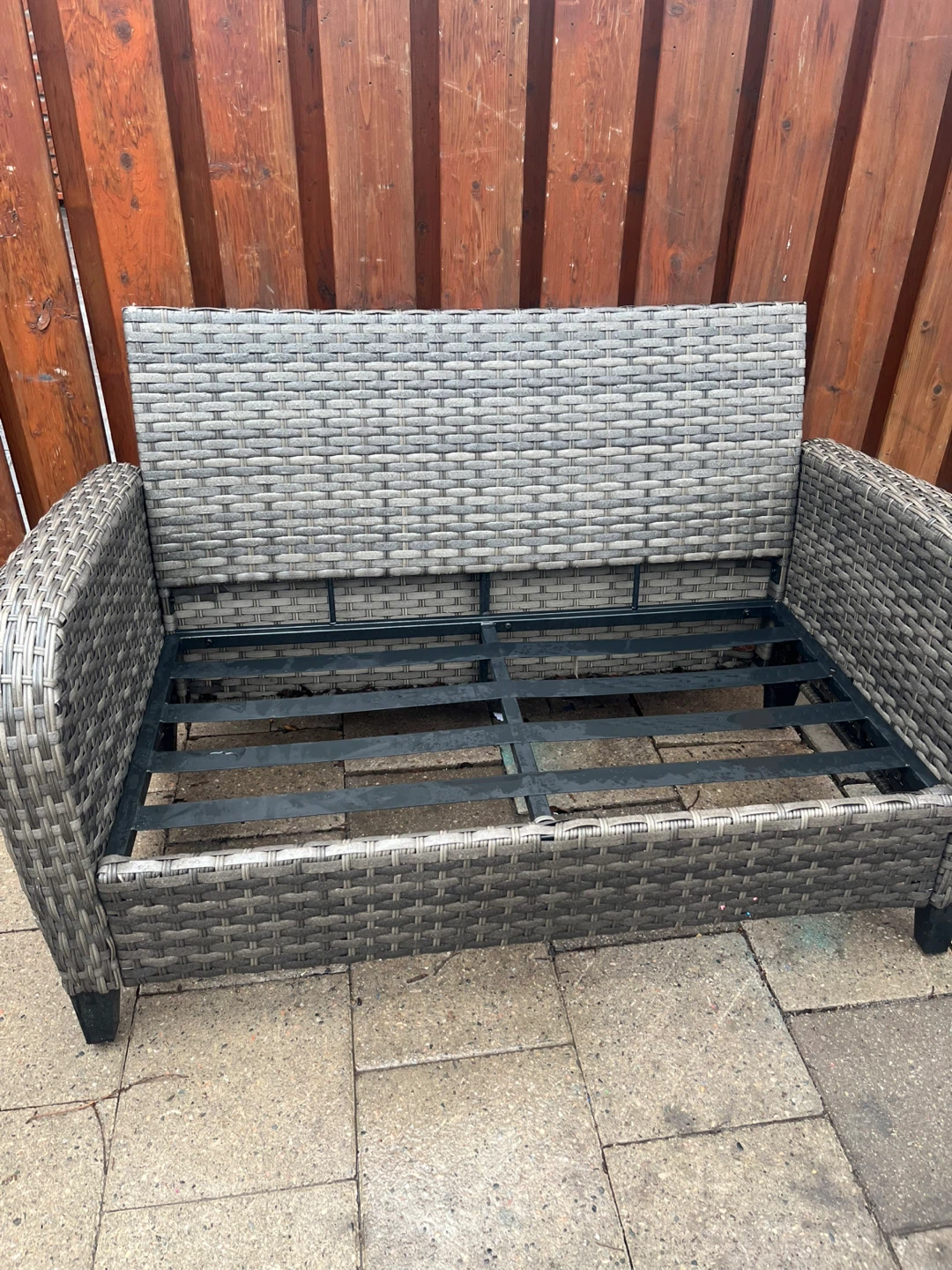 Outdoor patio loveseat only