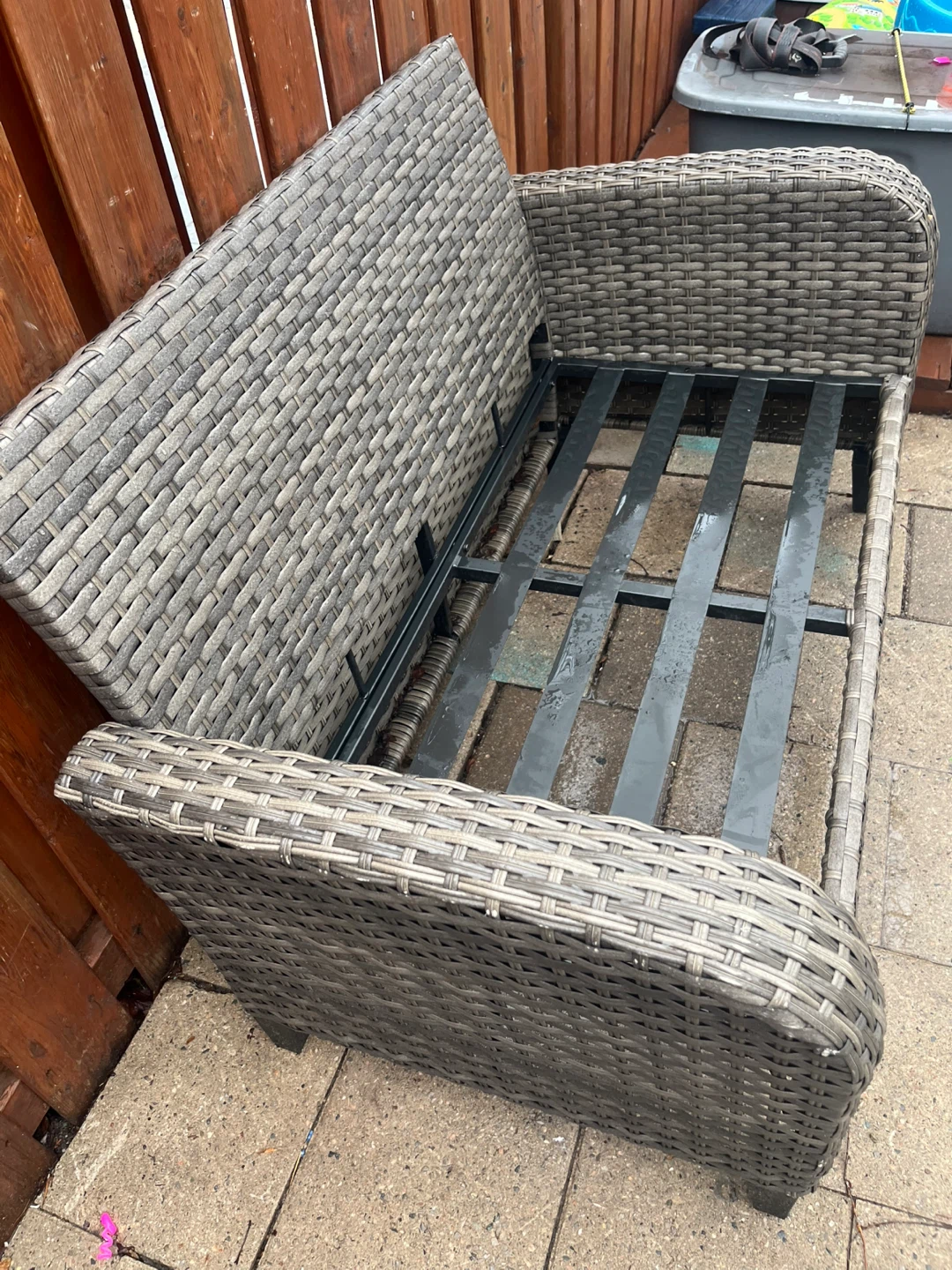 Outdoor patio loveseat only - photo 4
