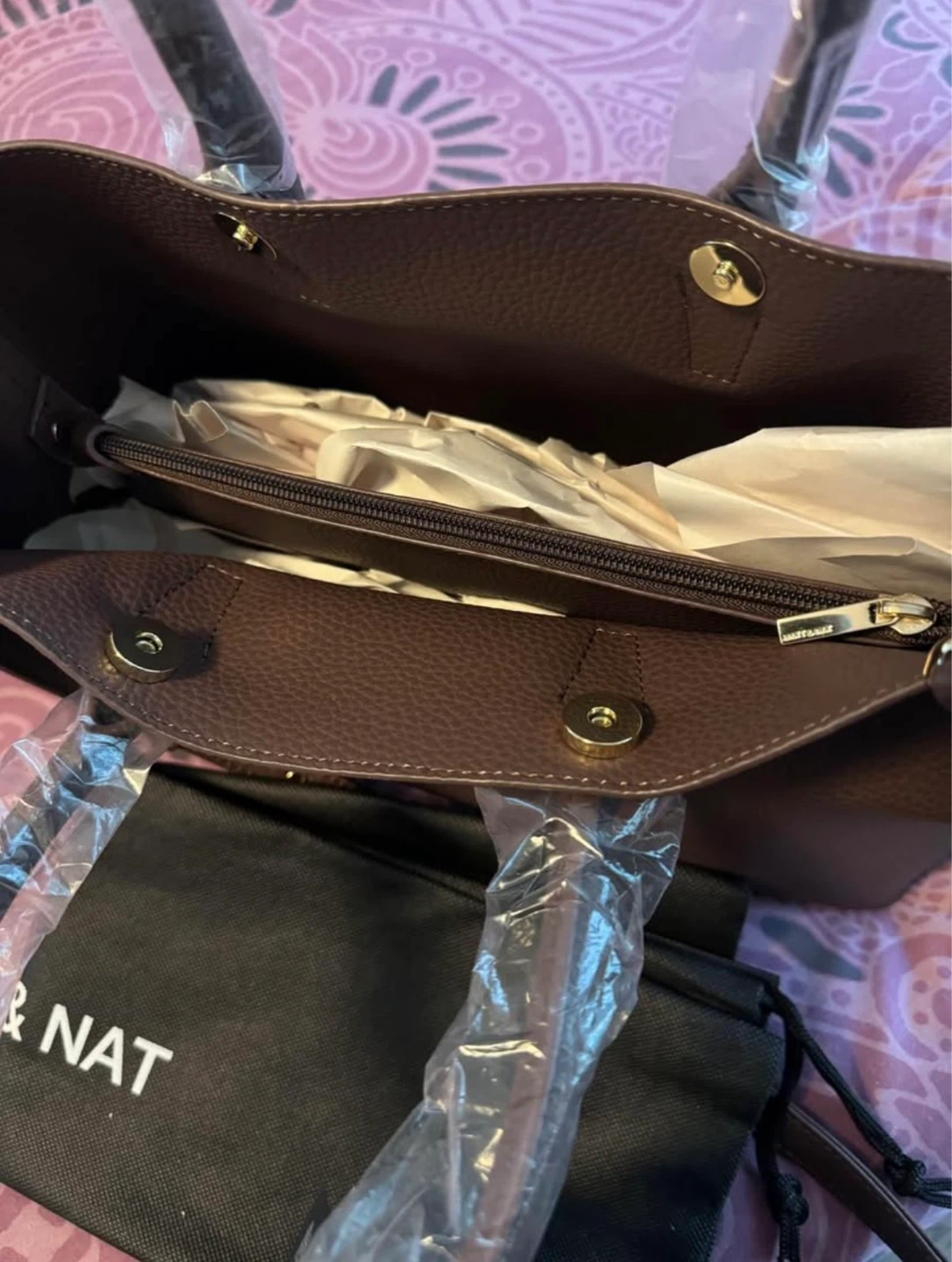 Matt & Nat Brown Faux Leather Tote Bag - photo 2
