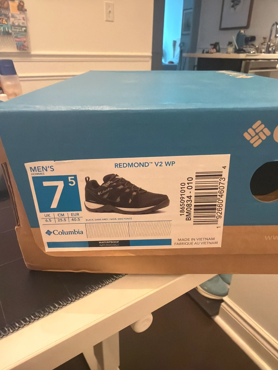 Columbia Redmond V2 WP Men's Hiking Shoes - Size 7 UK