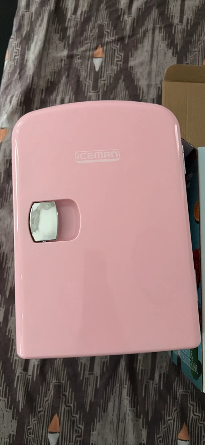 ICEMAN Pink Portable Mini Fridge