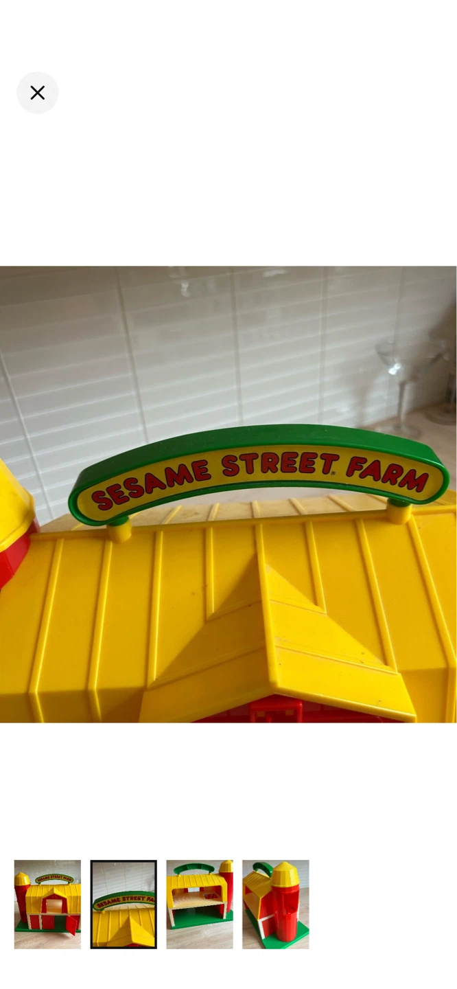 Vintage Sesame Street Farm Playset Toy - photo 2