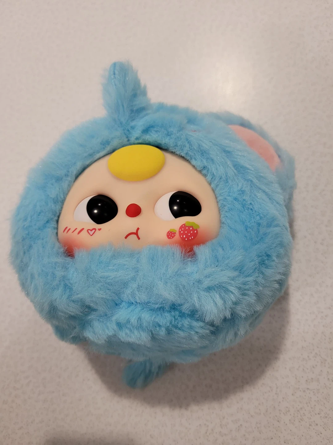 Baby Three Plush doll Toy Blue - New