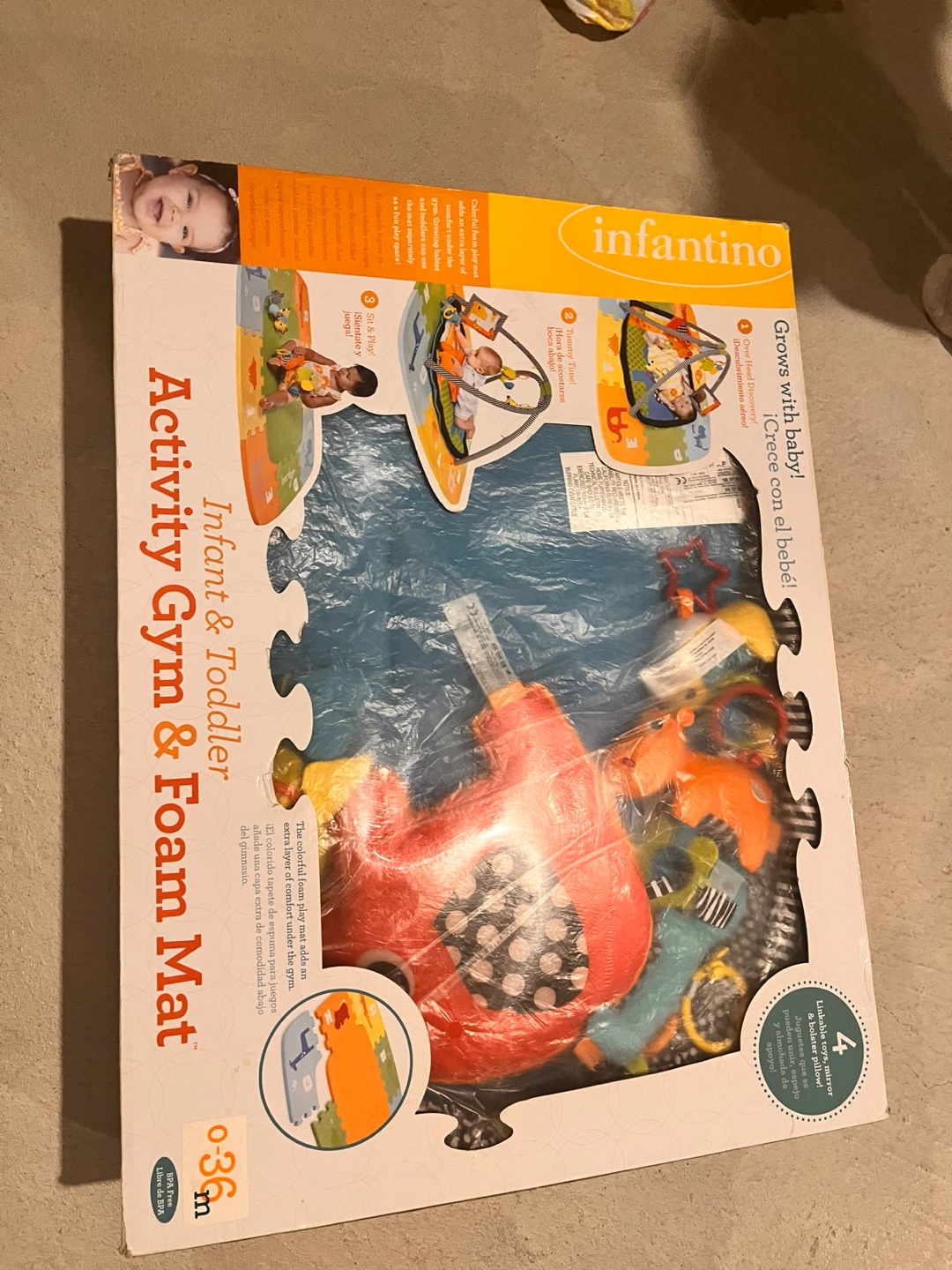 Infant & Toddler Activity Gym & Foam Mat by Infantino - photo 2