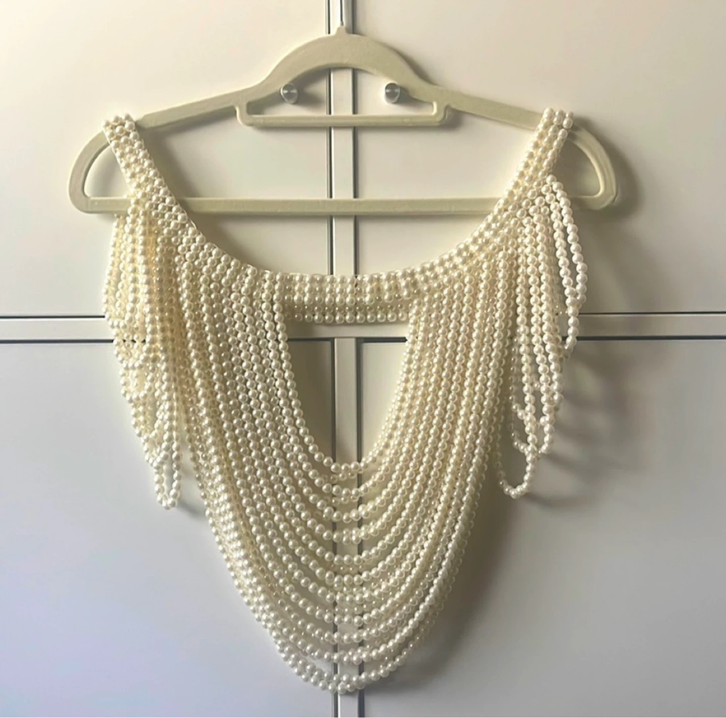 Pearl Waterfall Drape Necklace