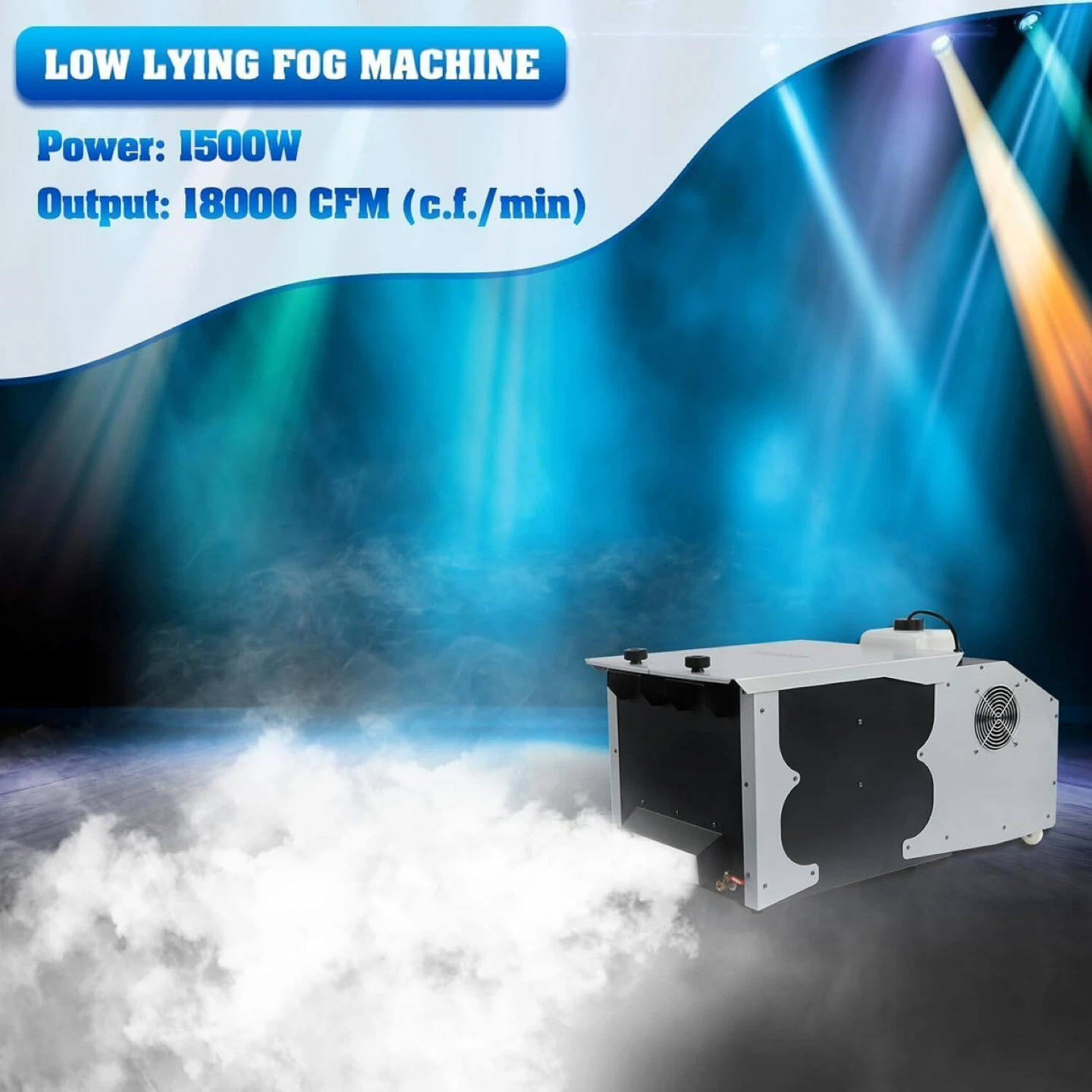 TCFUNDT Fog Machine 1500W with Remote Control - photo 2