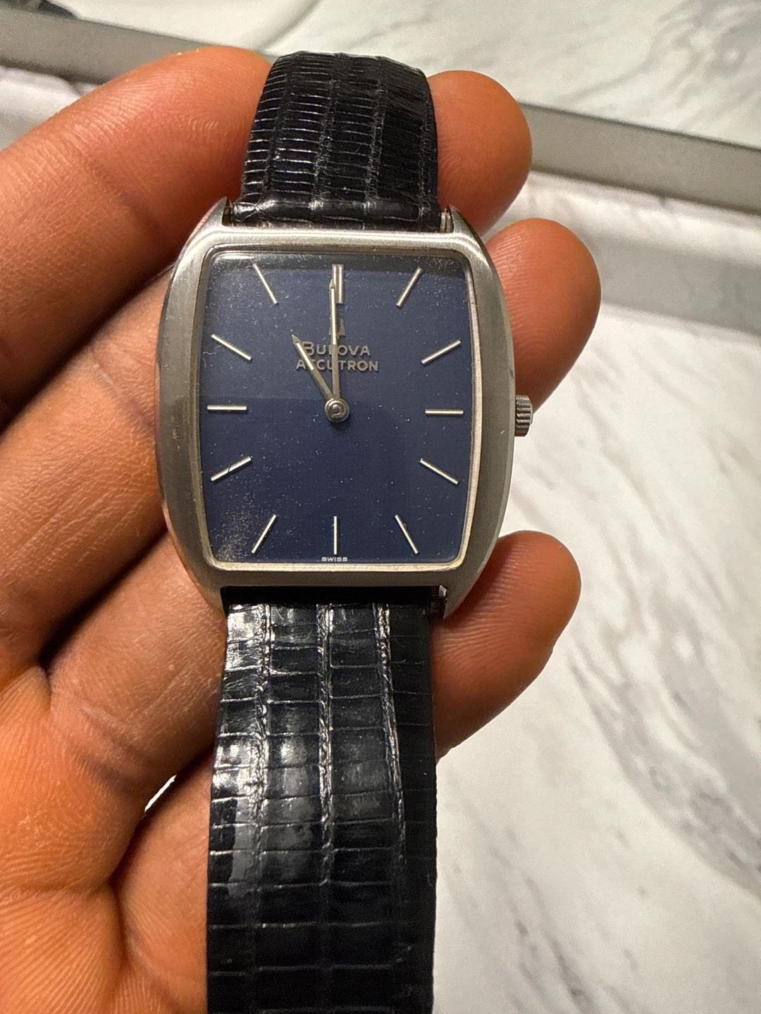 Bulova Accutron Blue Dial Watch