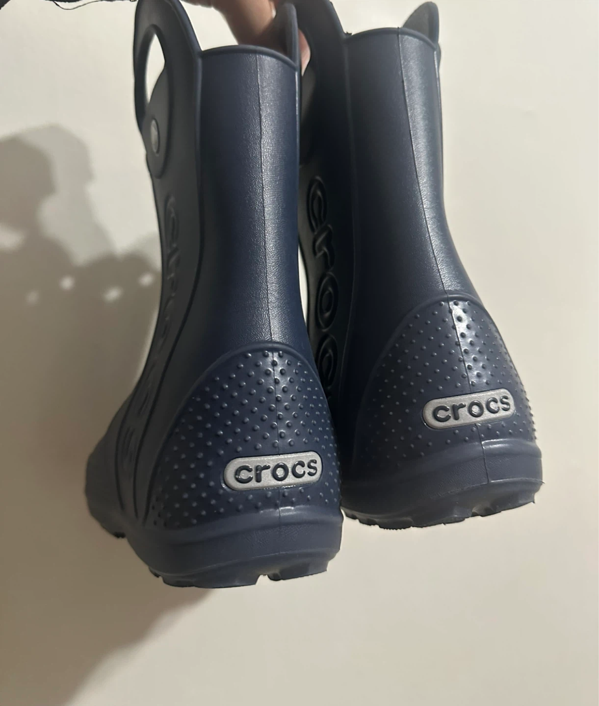 Crocs Kids' Navy Rain Boots with Charms - photo 3