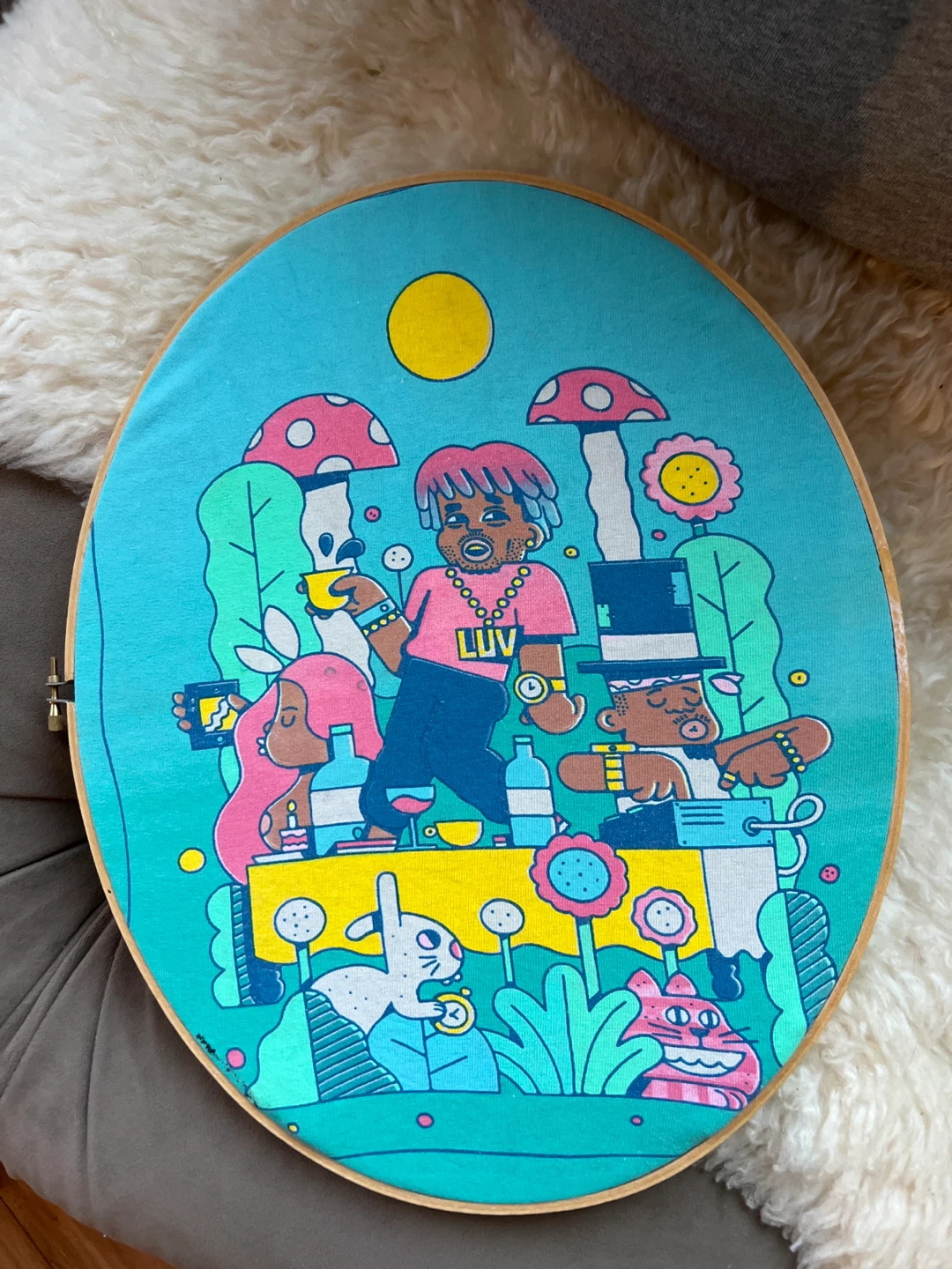 Embroidery Hoop Art - photo 3