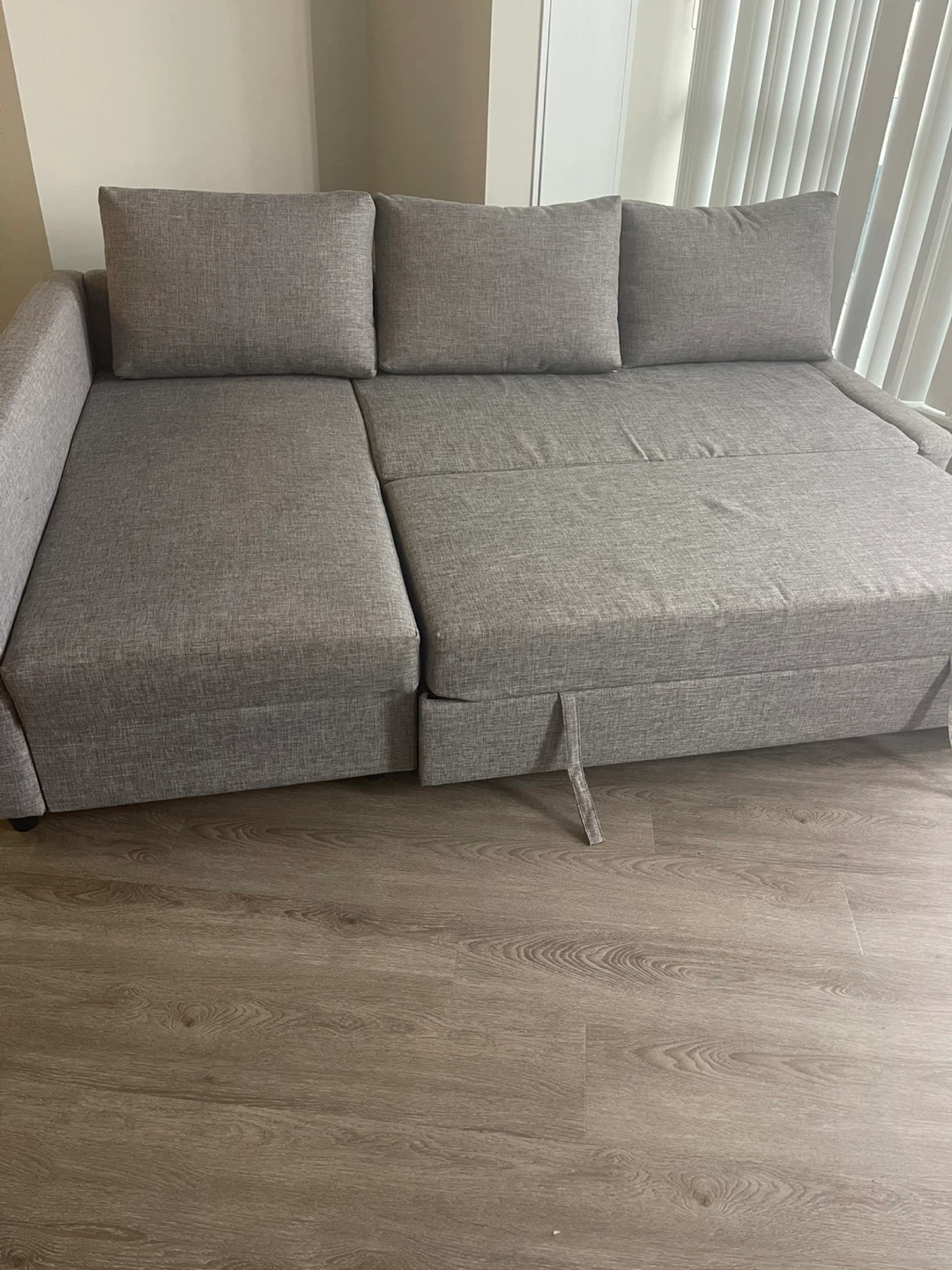IKEA Grey Sectional Sofa with Storage - photo 4