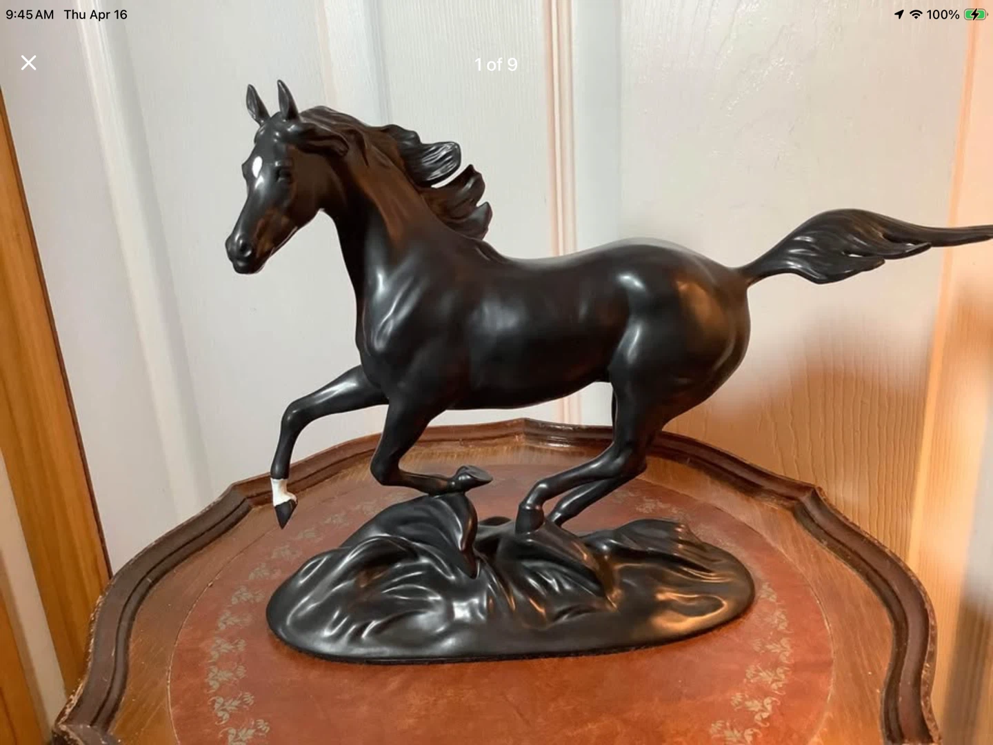 Vt “Black Beauty”’Horse Sculpture by Artist Pamela du Boulay 🐞