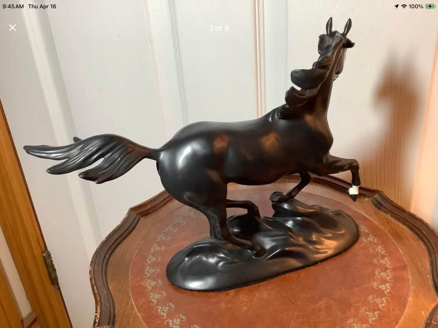 Vt “Black Beauty”’Horse Sculpture by Artist Pamela du Boulay 🐞 - photo 3