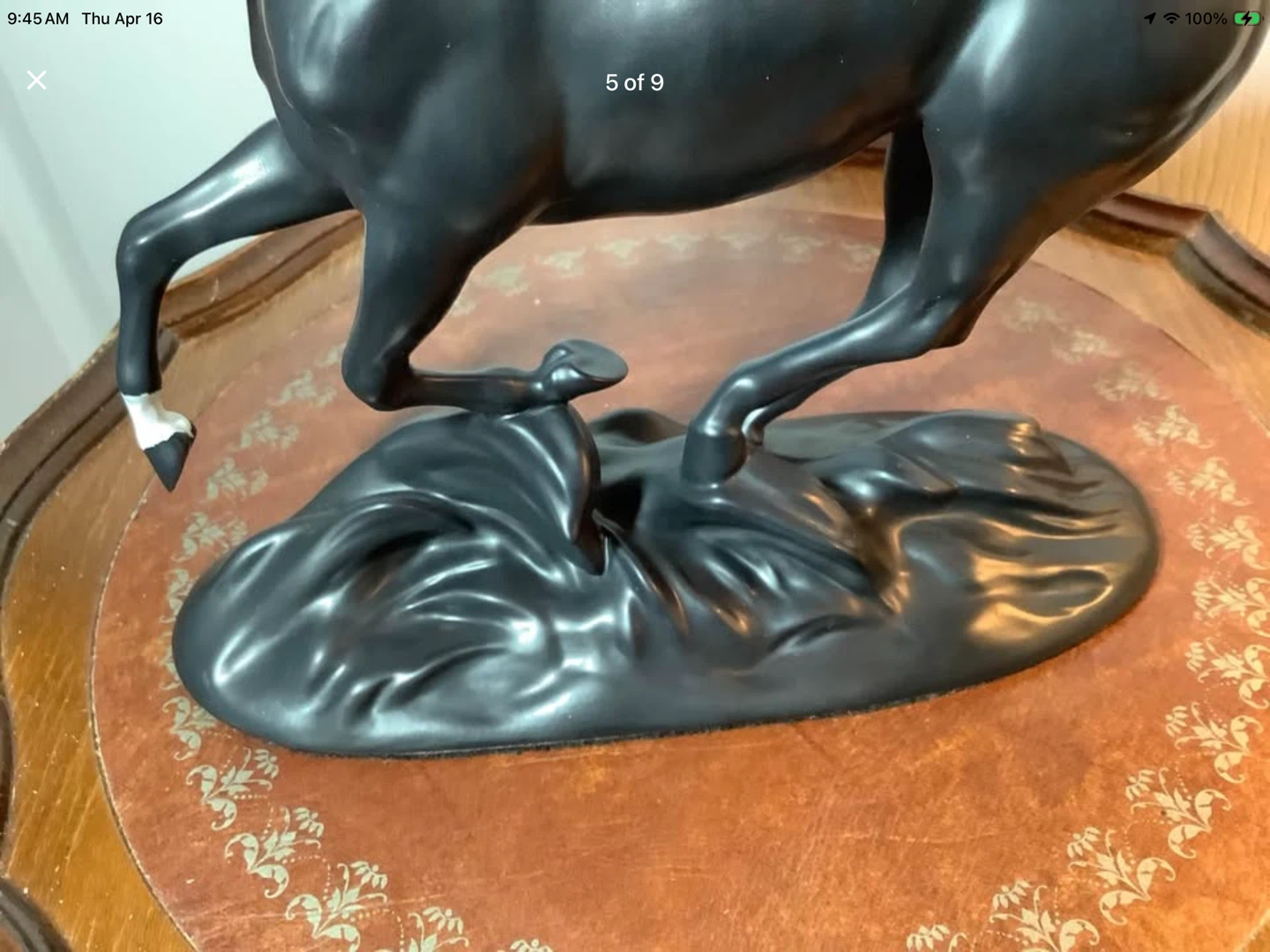 Vt “Black Beauty”’Horse Sculpture by Artist Pamela du Boulay 🐞 - photo 5