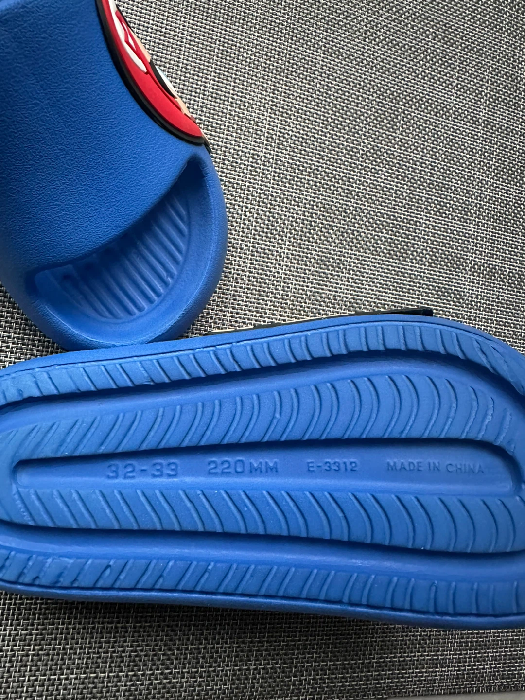 Kids Blue Mario Slides - Size 32-33 (220MM) - photo 2