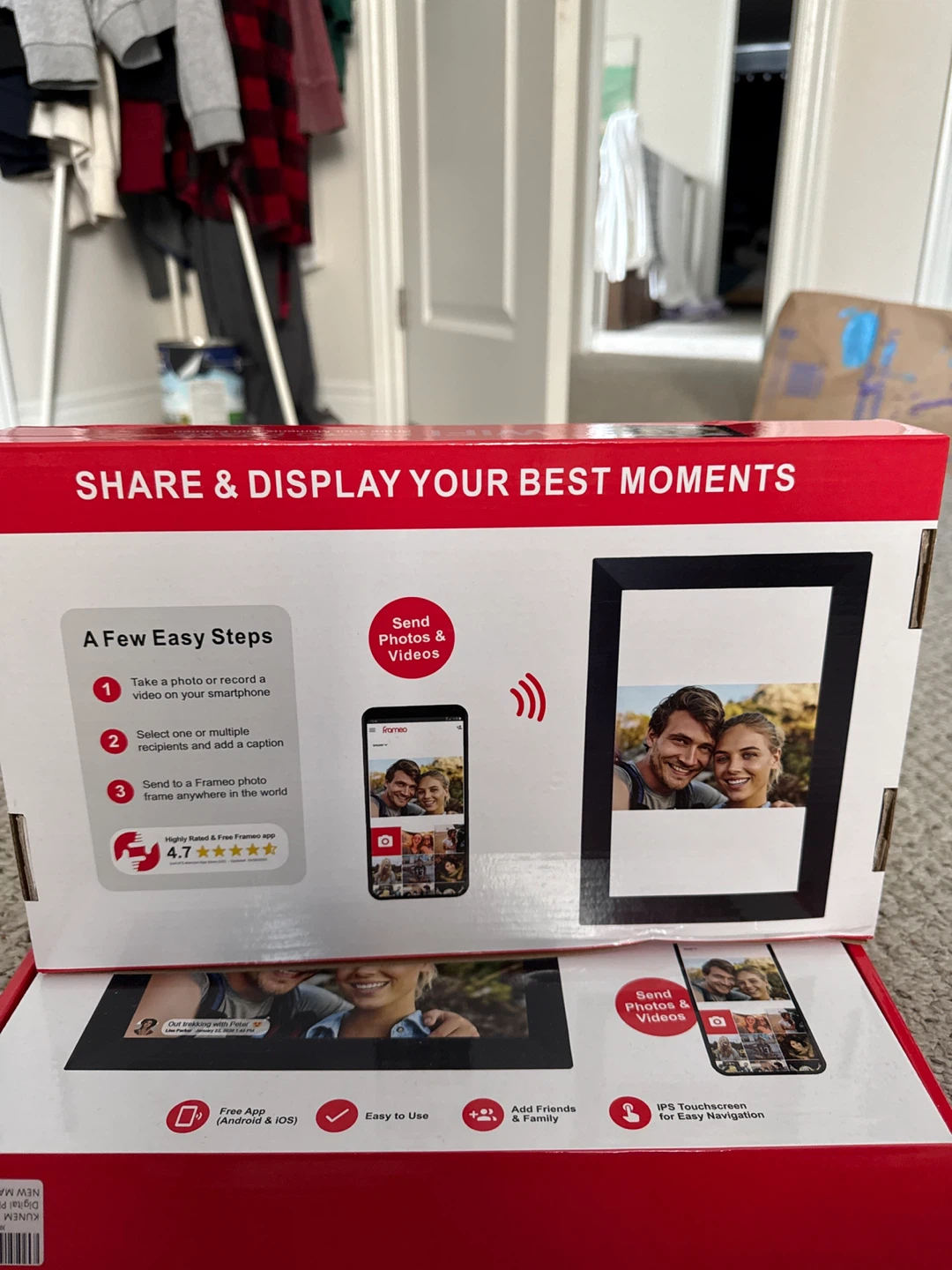 BNIB Frameo WiFi Digital Photo Frame - photo 2