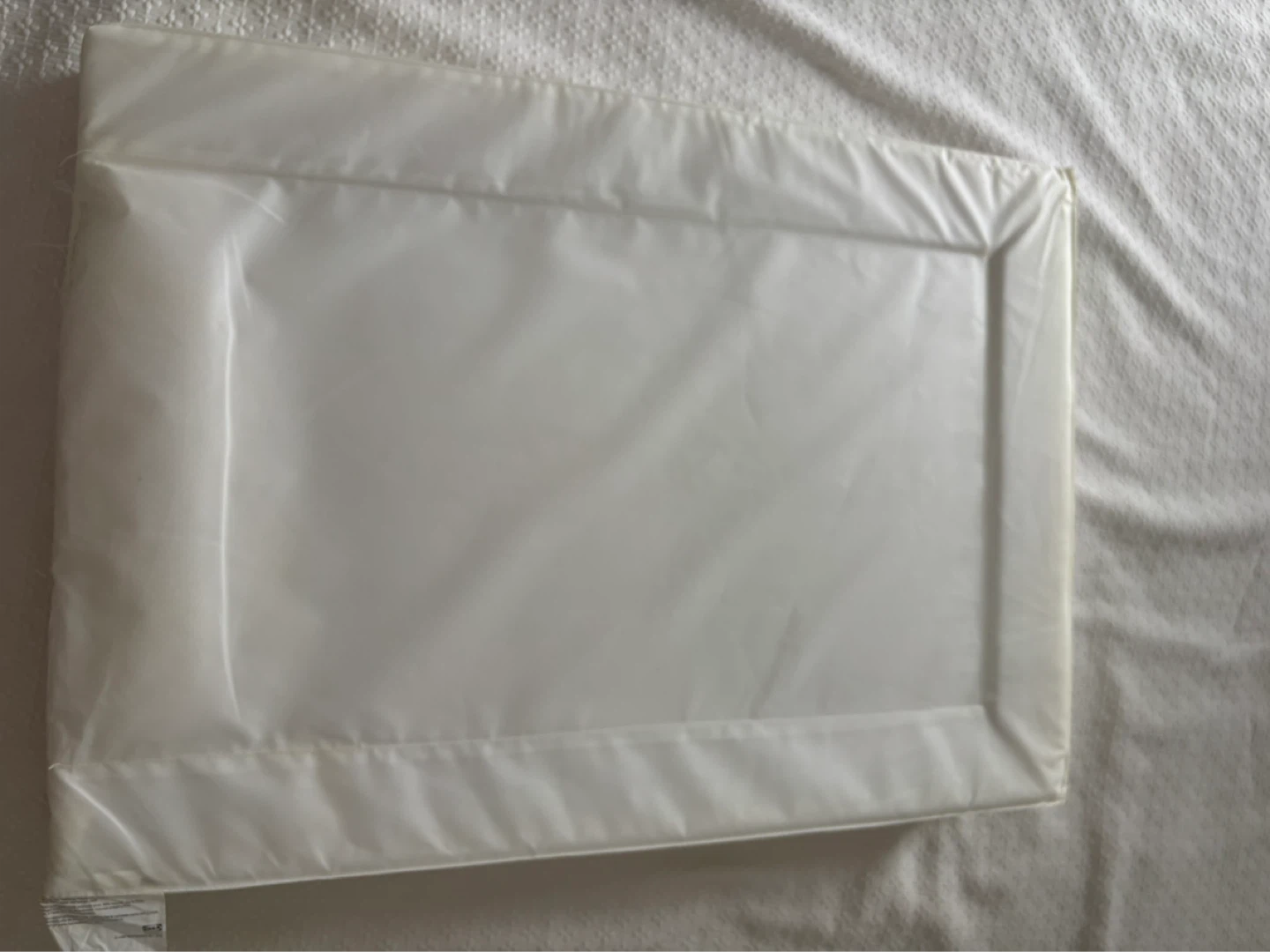 White Baby Changing Mat with Grey Cover - photo 3