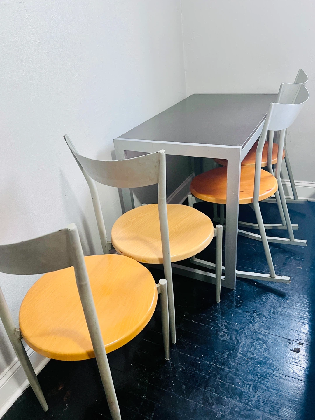 Dining Table and 4 Chairs Set