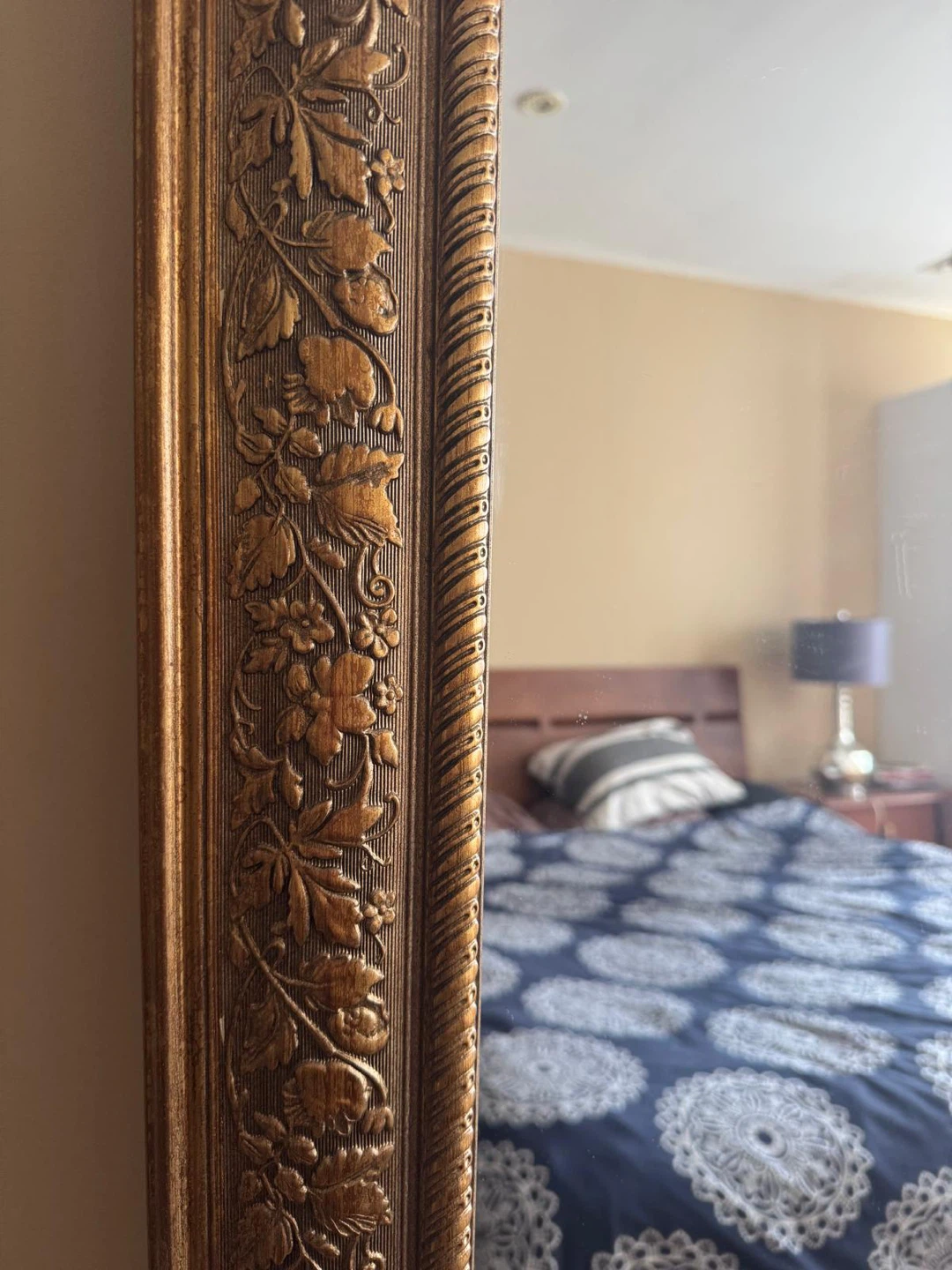 Ornate Gold Framed Mirror - 1m x 1.5m - photo 2