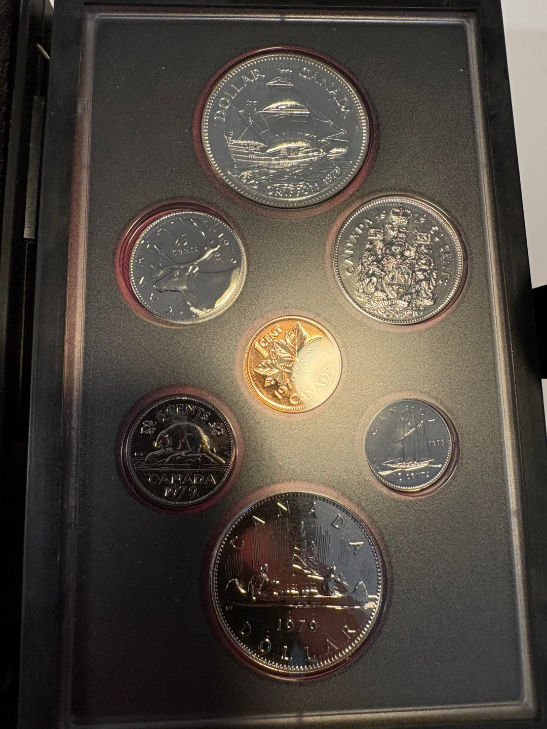 1979 Griffon Double Dollar Royal Canadian Mint Coin Set