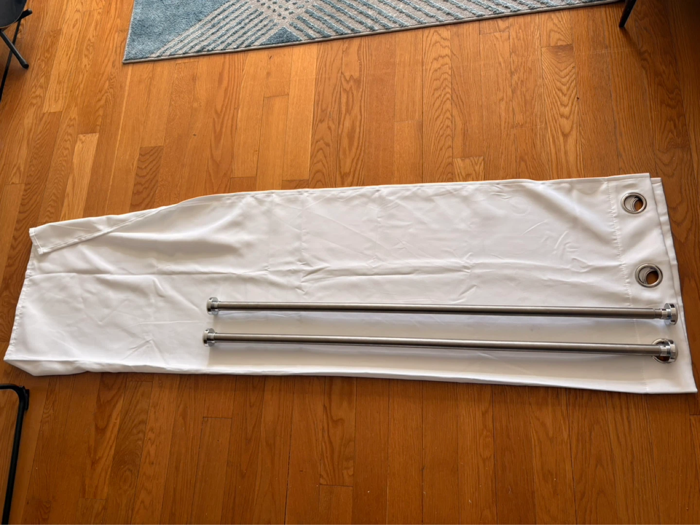 Curtains + Tension Rod Set