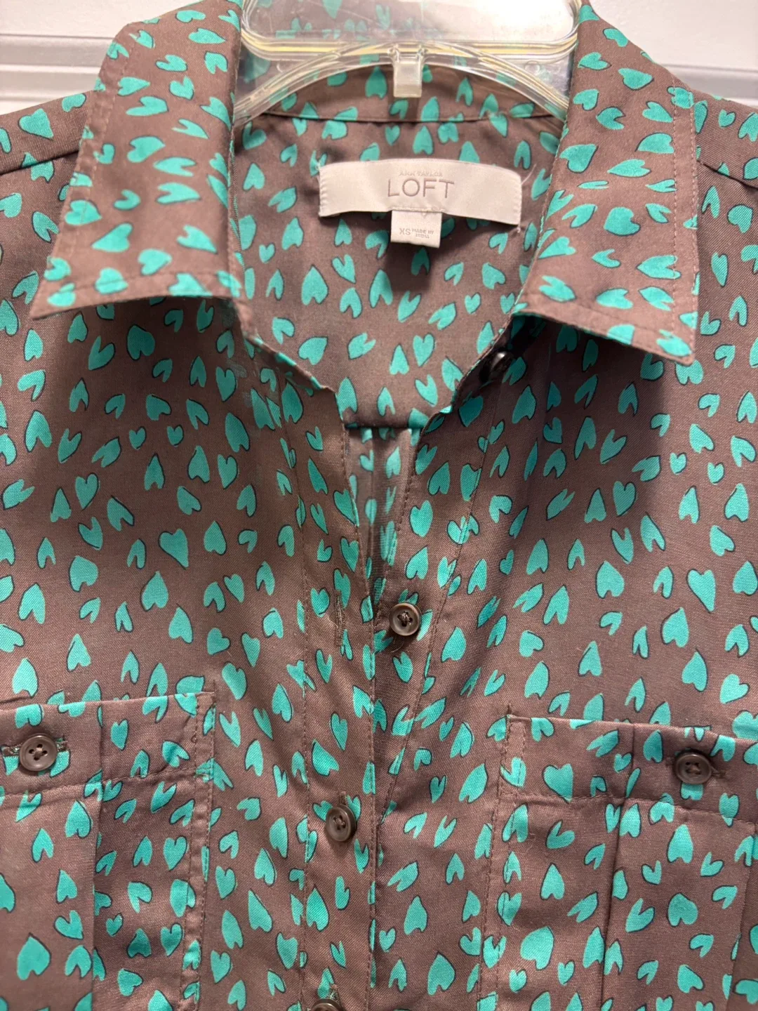 Button down blouse, Ann Taylor Loft - photo 2