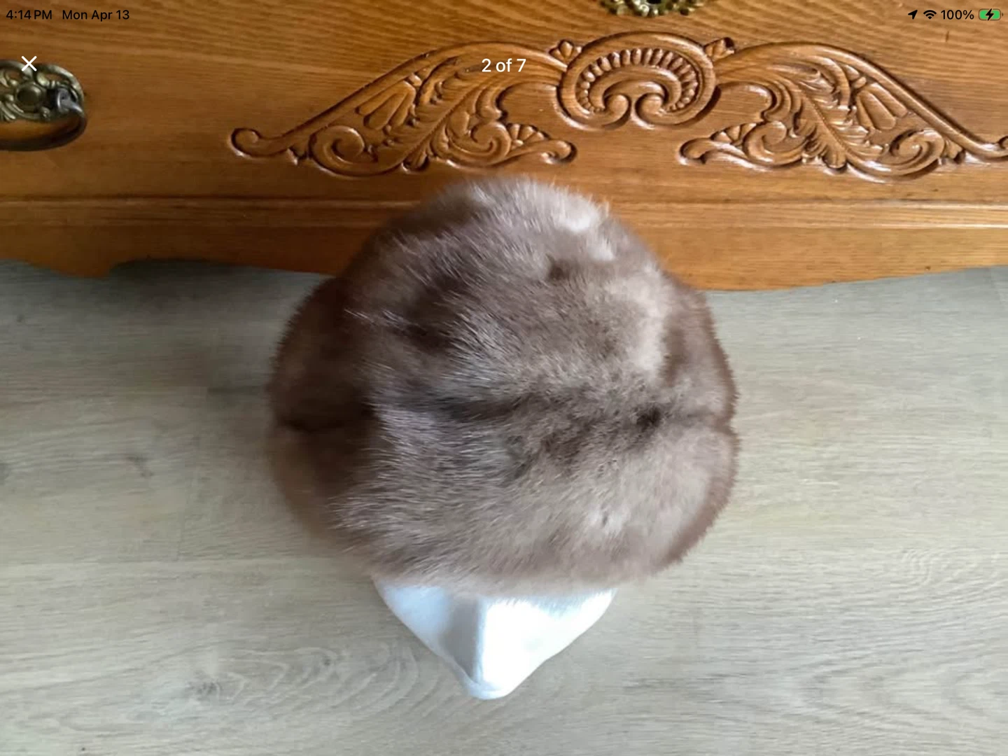 #8 Vintage Ladies Mink Fur Hat 🐞 - photo 2