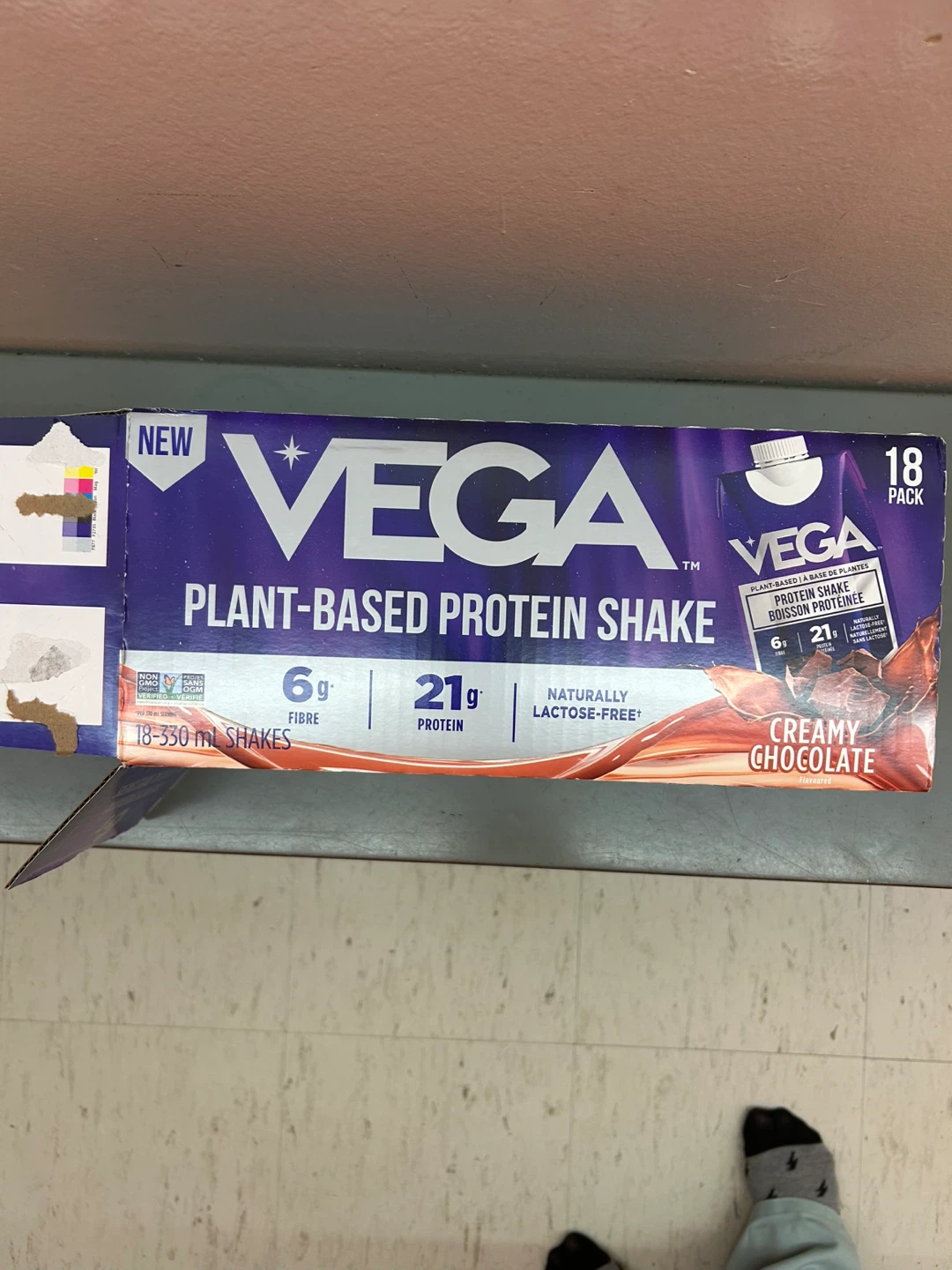 Vega Plant-Based Protein Shake - Creamy Chocolate (18 Pack)