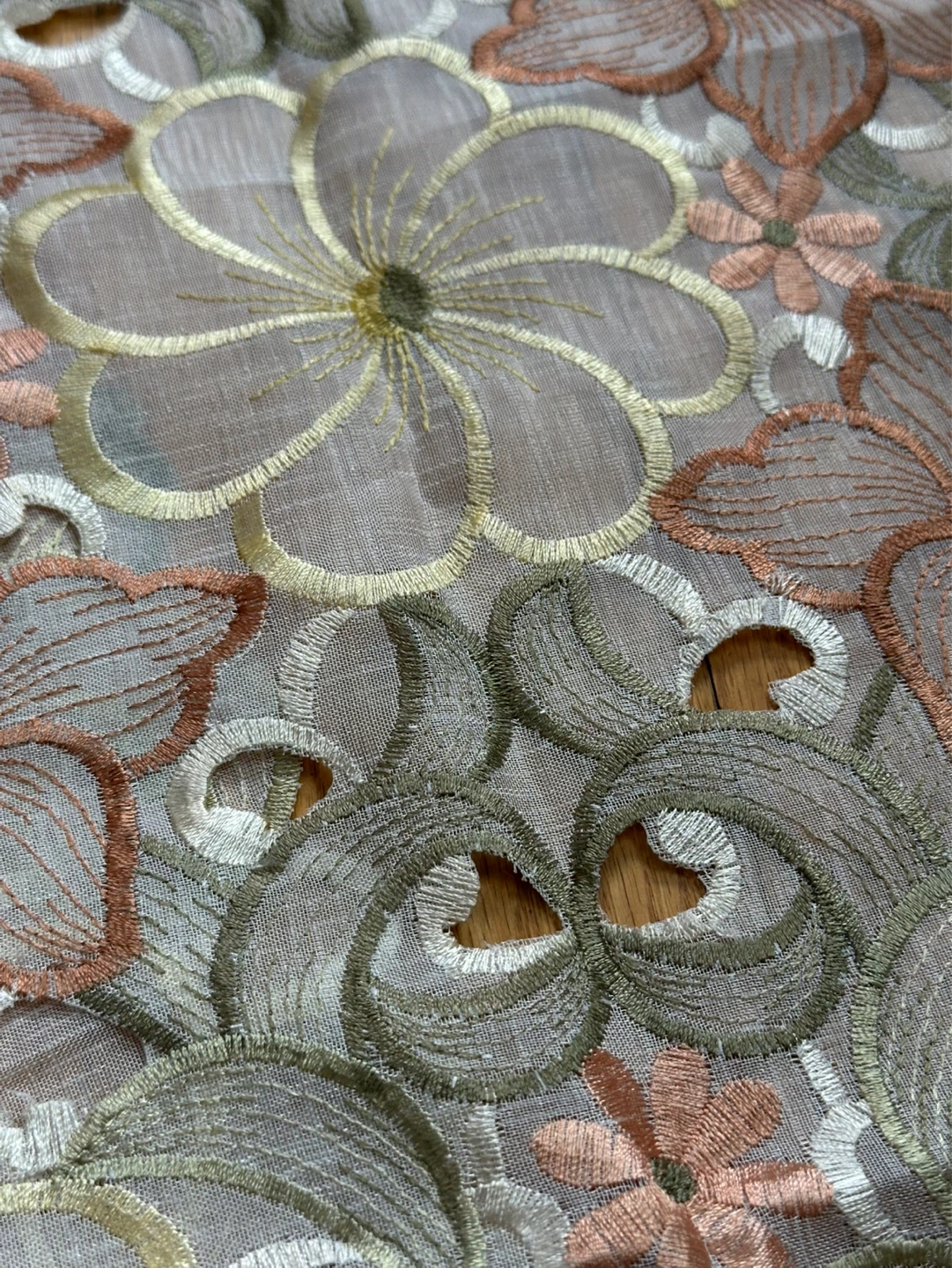 Embroidered Floral Table Runner - photo 4