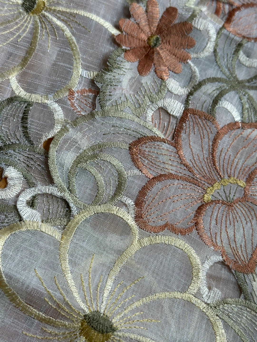 Embroidered Floral Table Runner - photo 3