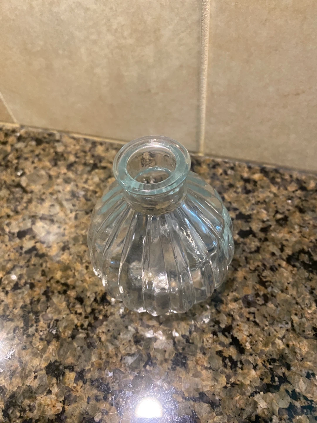 Clear Glass Bud Vase - photo 2
