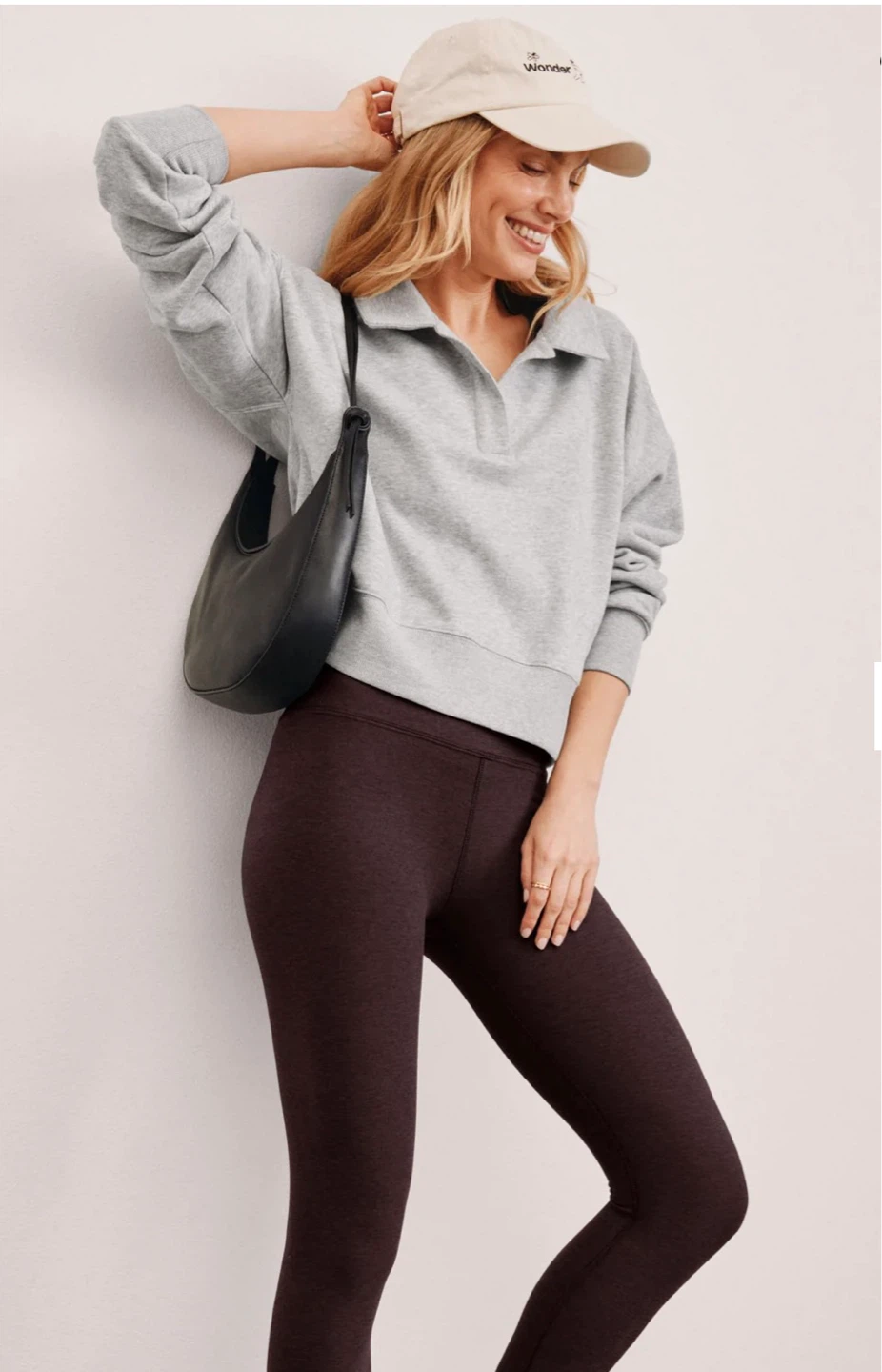 Grey Collared Cropped Sweatshirt - photo 4
