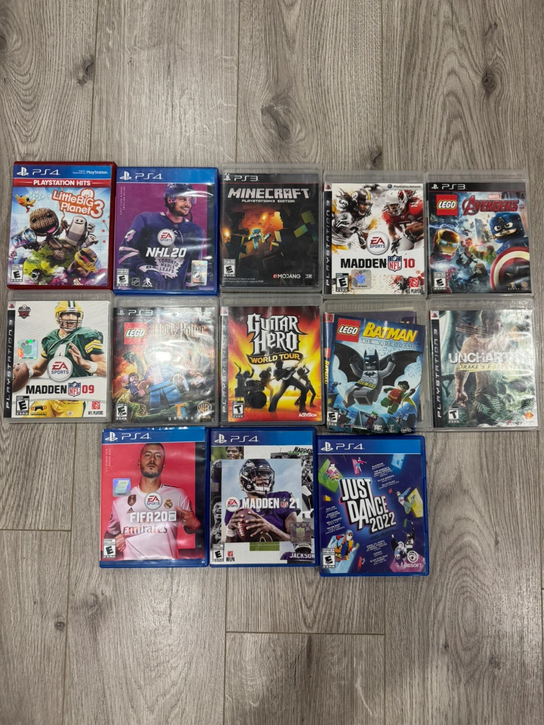 PlayStation 3 & 4 games, prices flexible