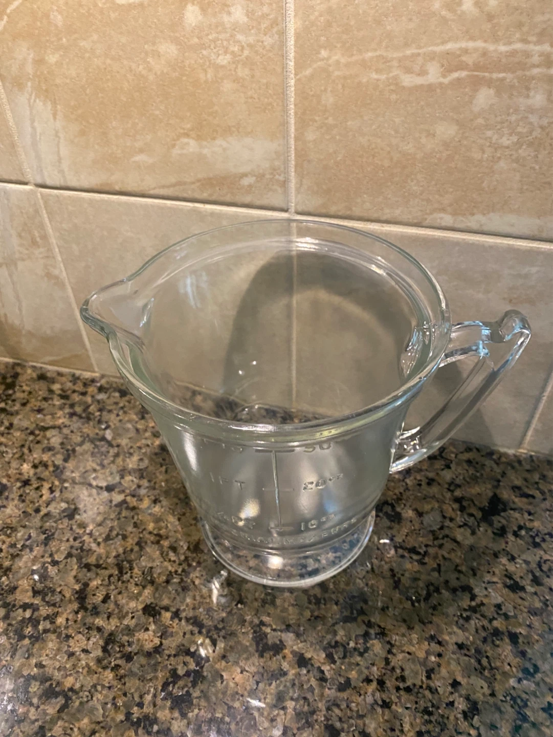 Vintage Glass Measuring Cup - photo 2