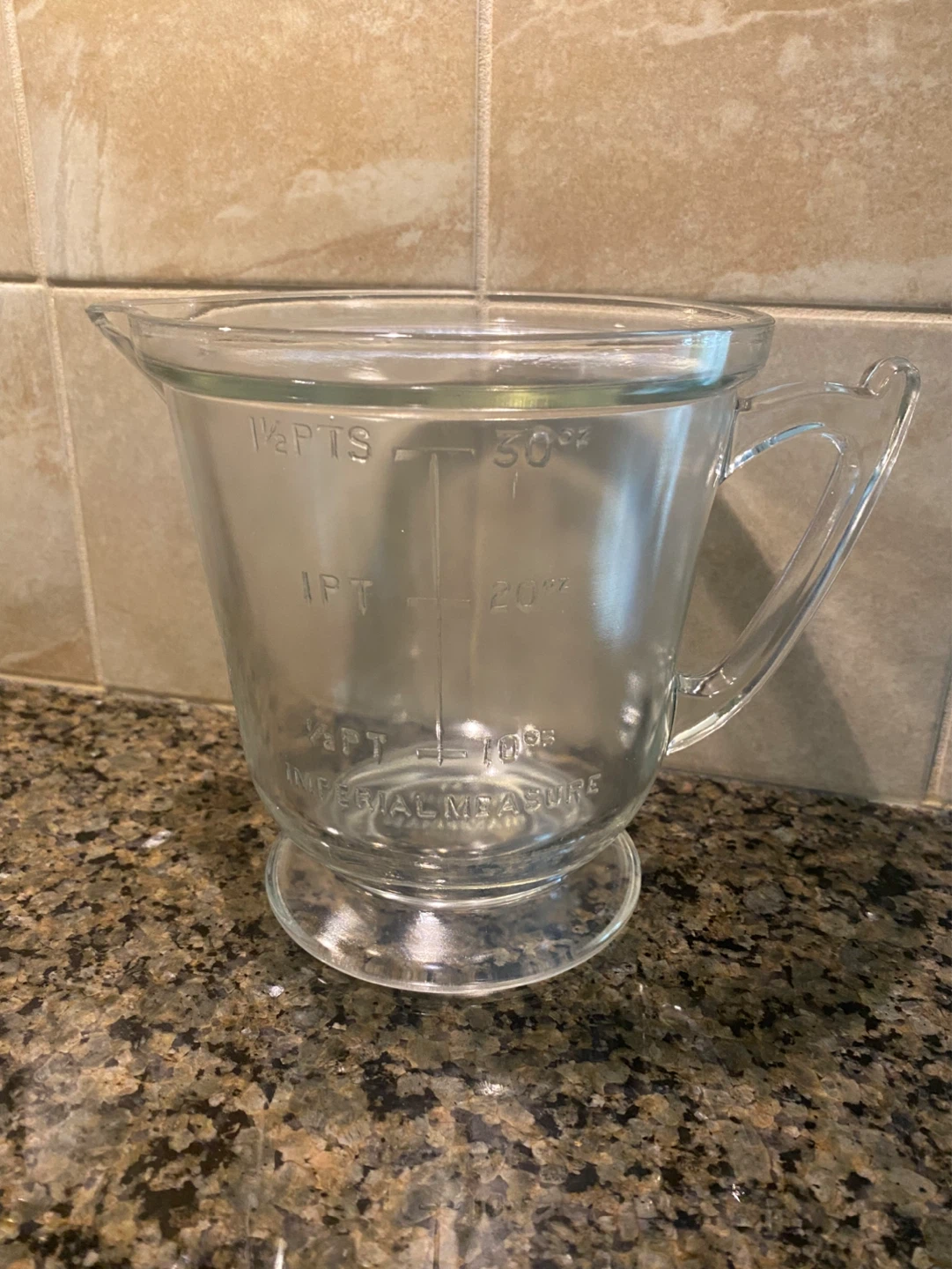 Vintage Glass Measuring Cup